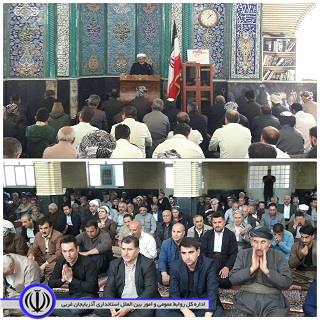 حضور فرماندار پیرانشهر در آیین عبادی سیاسی نماز جمعه