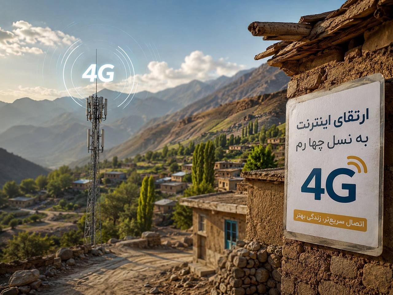 🔴 ارتقای تجهیزات و فناوری سایتهای مخابراتی سه روستای پیرانشهر به نسل چهارم (4G)