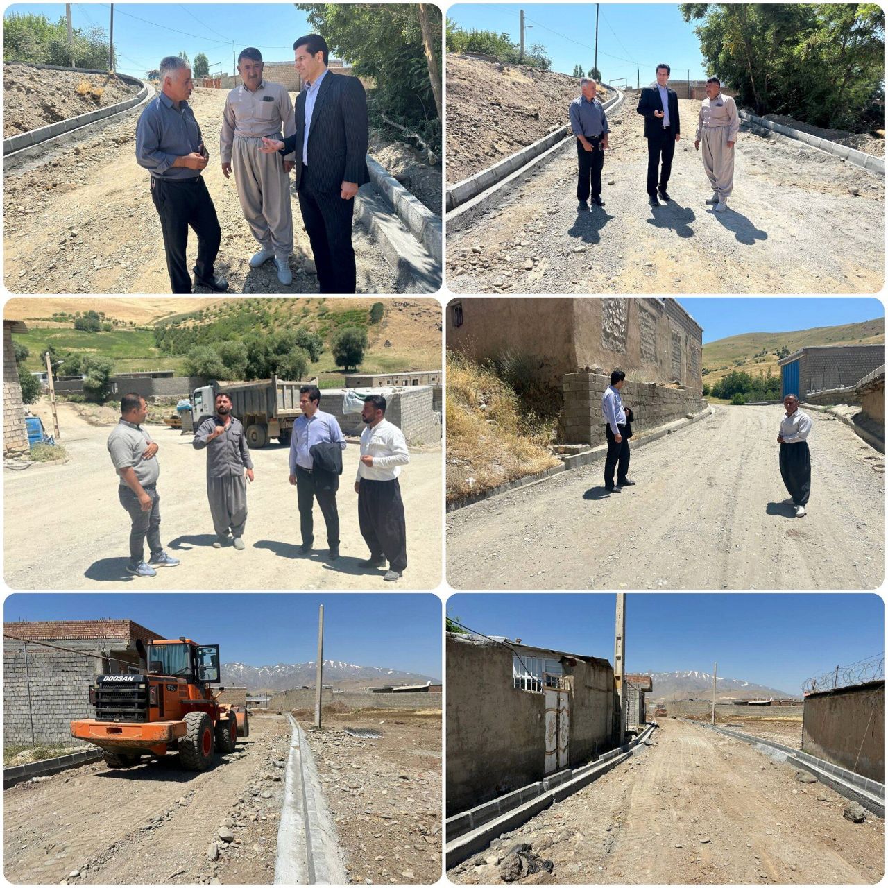 🛑 عملیات عمرانی در 4 روستای بخش مرکزی پیرانشهر؛ اجرای 11 هزار مترمربع زیرسازی معابر و جدول‌گذاری