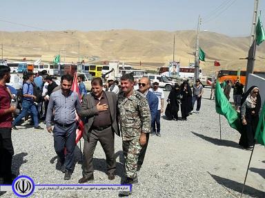 مراسم باشکوه دعای عرفه در محل یادمان شهدای تمرچین برگزار شد