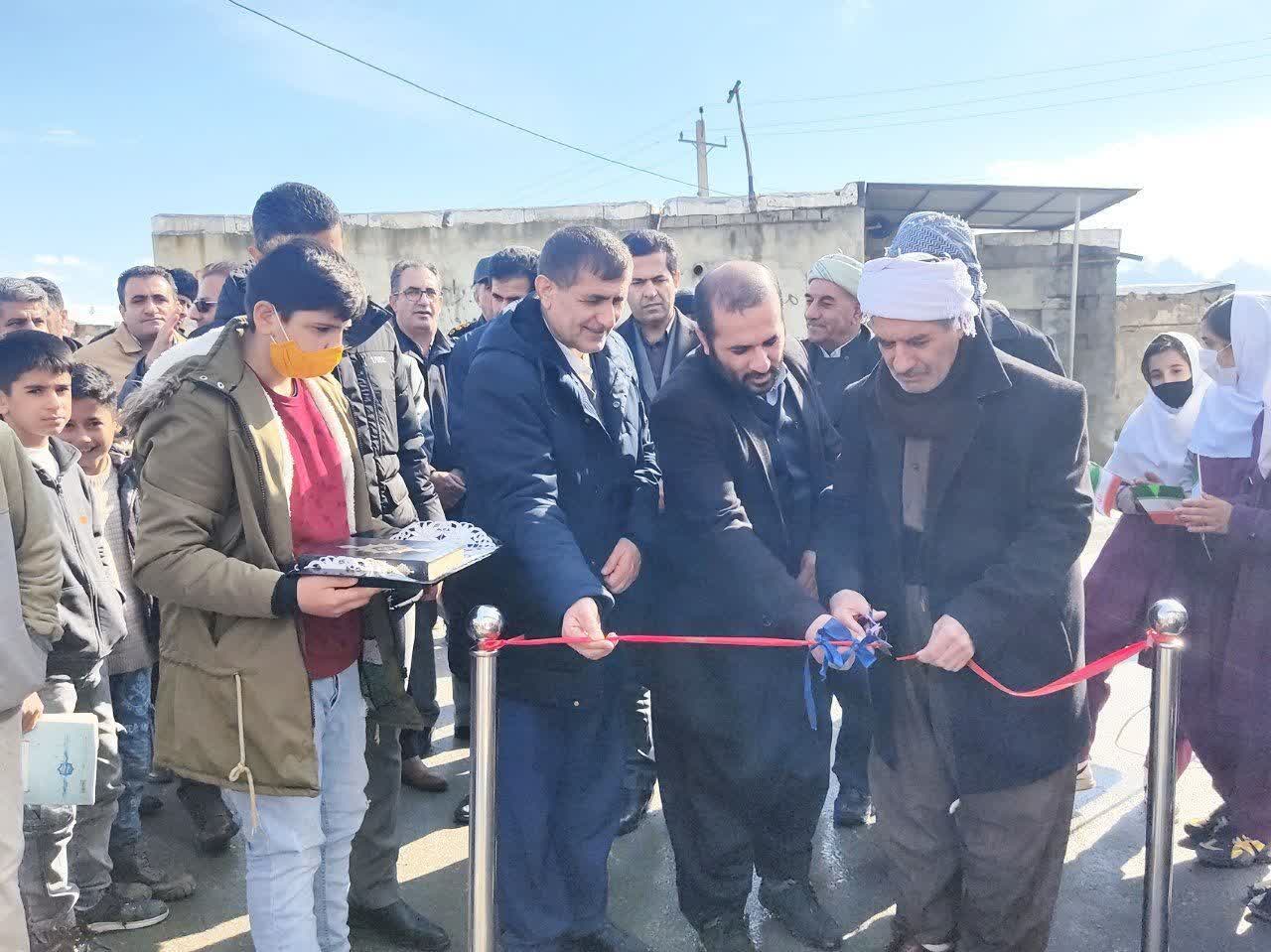 بمناسبت دهه مبارک فجر،  افتتاح پروژه تامین آب شرب روستای  گردکسپیان پیرانشهر با اعتبار 17٫900میلیون ریال؛