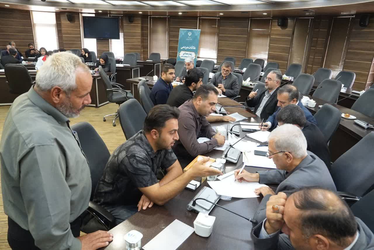 برگزاری ملاقات مردمی مدیران استانداری آذربایجانغربی