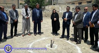کلنگ مدرسه 12 کلاسه در پیرانشهر بر زمین زده شد