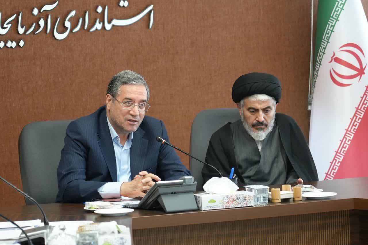 برگزاری جلسه ستاد پشتیبانی جنگ و بازسازی مناطق آسیب دیده در آذربایجانغربی