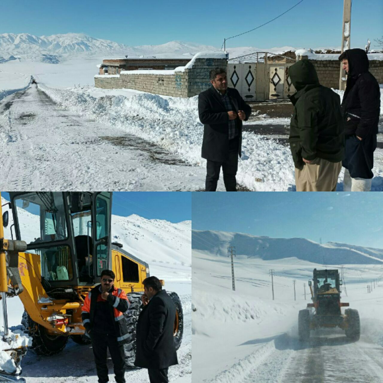 🔸رسول نژاد بخشدار مرکزی از عملیات برف روبی و بازگشایی 90٪ راههای روستایی این بخش خبر داد.