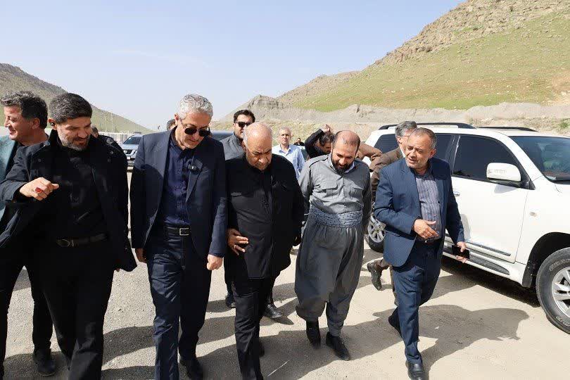 🛑 بازدید معاون وزیر راه و شهرسازی از پروژه راهسازی محور پیرانشهر - سردشت