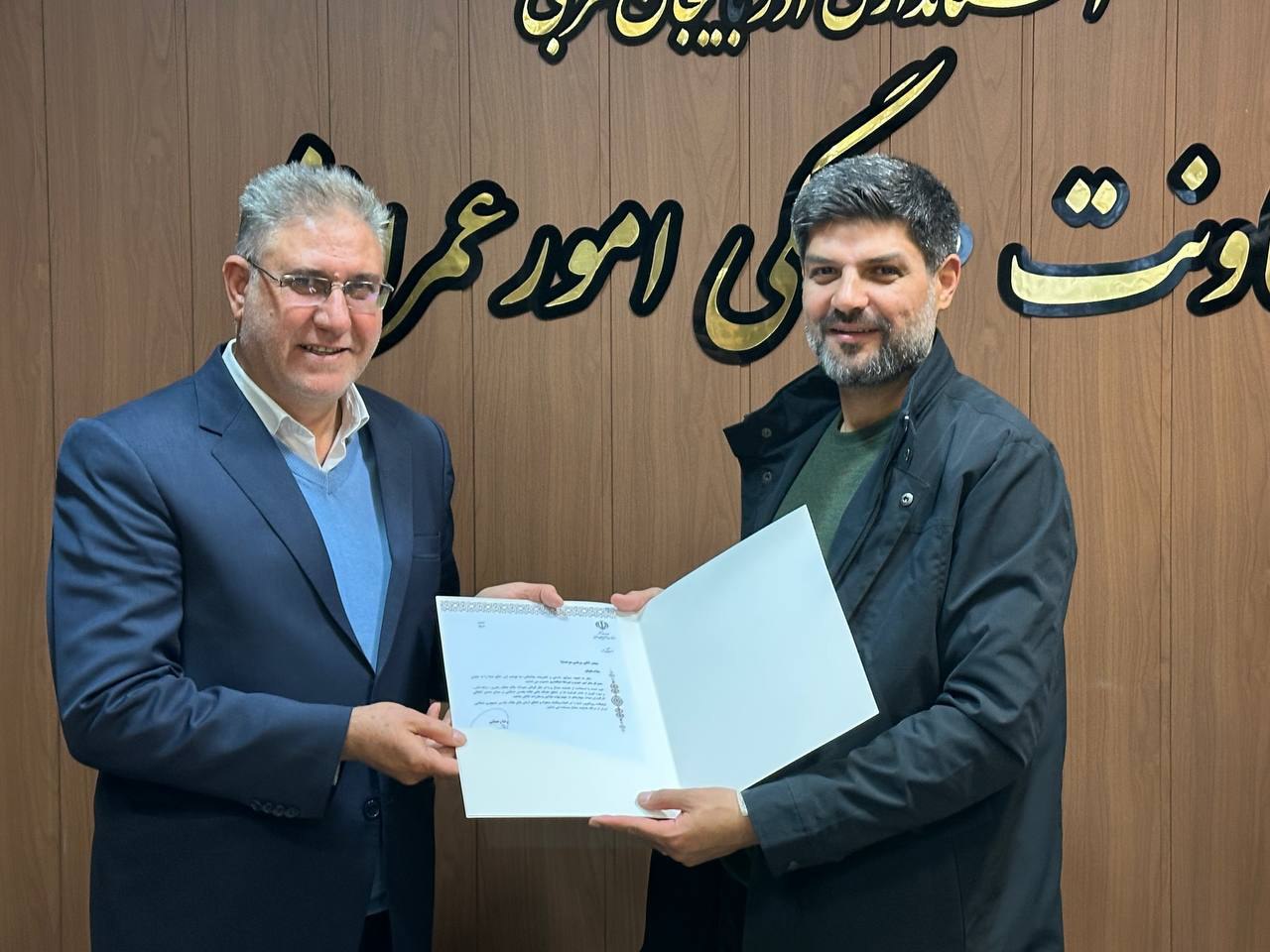 برگزاری آیین معارفه مدیرکل دفتر امور شهری و شوراهای استانداری آذربایجان‌غربی