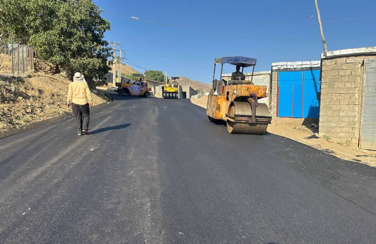 🛑 آسفالت معابر روستای کرمدار پیرانشهر