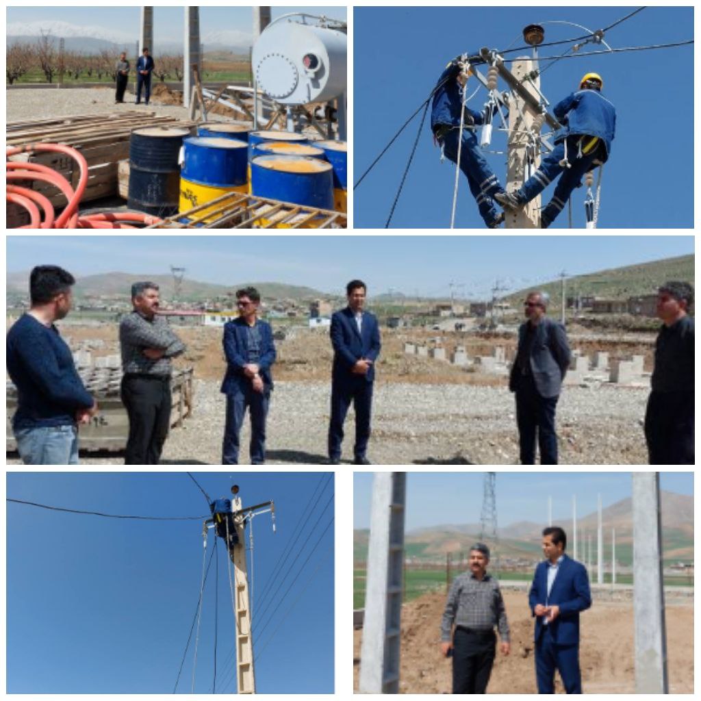 🔴 حضور بخشدار لاجان به همراه مدیر توزیع برق شهرستان پیرانشهر در روستای پسوه و بازدید از روند اجرای  طرح های برق رسانی