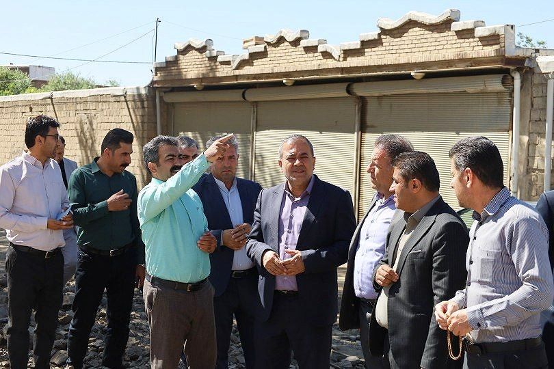 🔴 بازدید فرماندار پیرانشهر از پروژه ساماندهی خیابان اصلی شهر لاجان