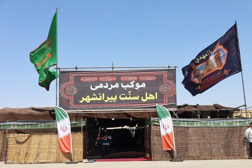 موکب اهل سنت پیرانشهر جلوهای از همدلی در خدمت به زائران اربعین