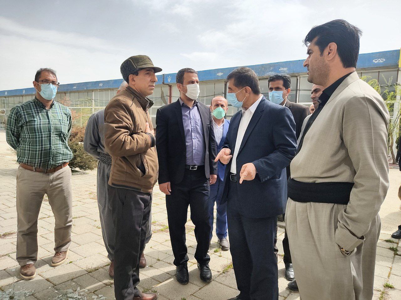 ⭕️ بازدید فرماندار شهرستان از مجتمع نمایشگاه خـودرو؛