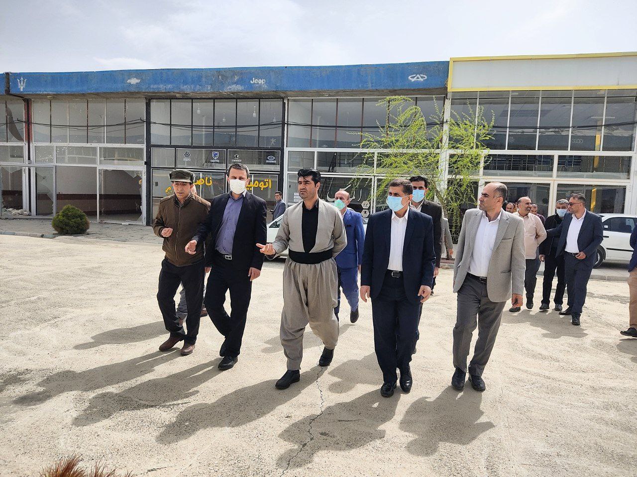 ⭕️ بازدید فرماندار شهرستان از مجتمع نمایشگاه خـودرو؛