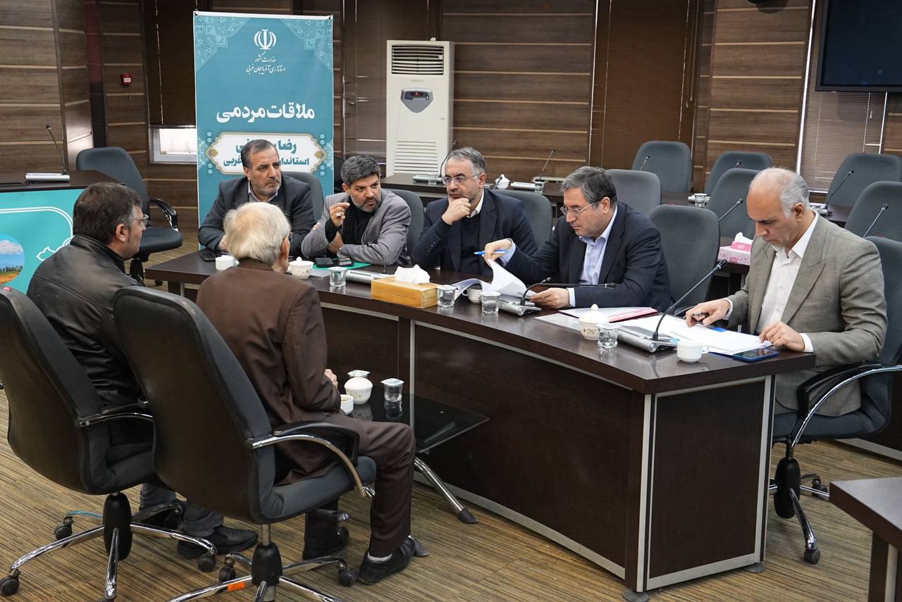 برگزاری ملاقات مردمی استاندار آذربایجان‌غربی